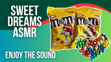Sorting by color, which color is bigger M&Ms? Sweet Dreams ASMR. Candy opening