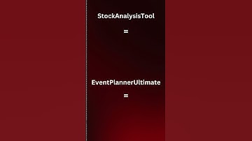 Stock Analysis Tool