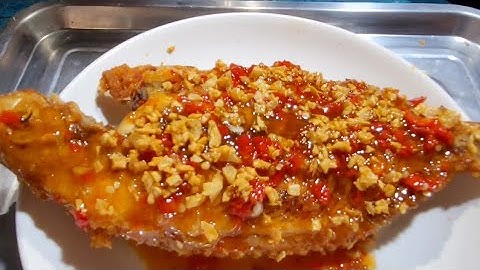 CÁ ĐIÊU HỒNG CHIỀN GIÒN SỐT NƯỚC MẮM TỎI ỚT đơn giản mà ngon cơm