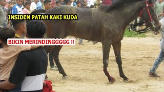CHILLING!! HORSE LEG FRACTURE INCIDENT AT THE 2024 PAYAKUMBUH HORSE RACE
