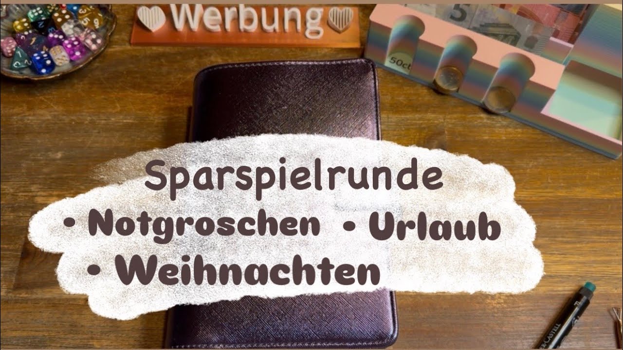 Sparen für den Notgroschen, Urlaub und Weihnachten