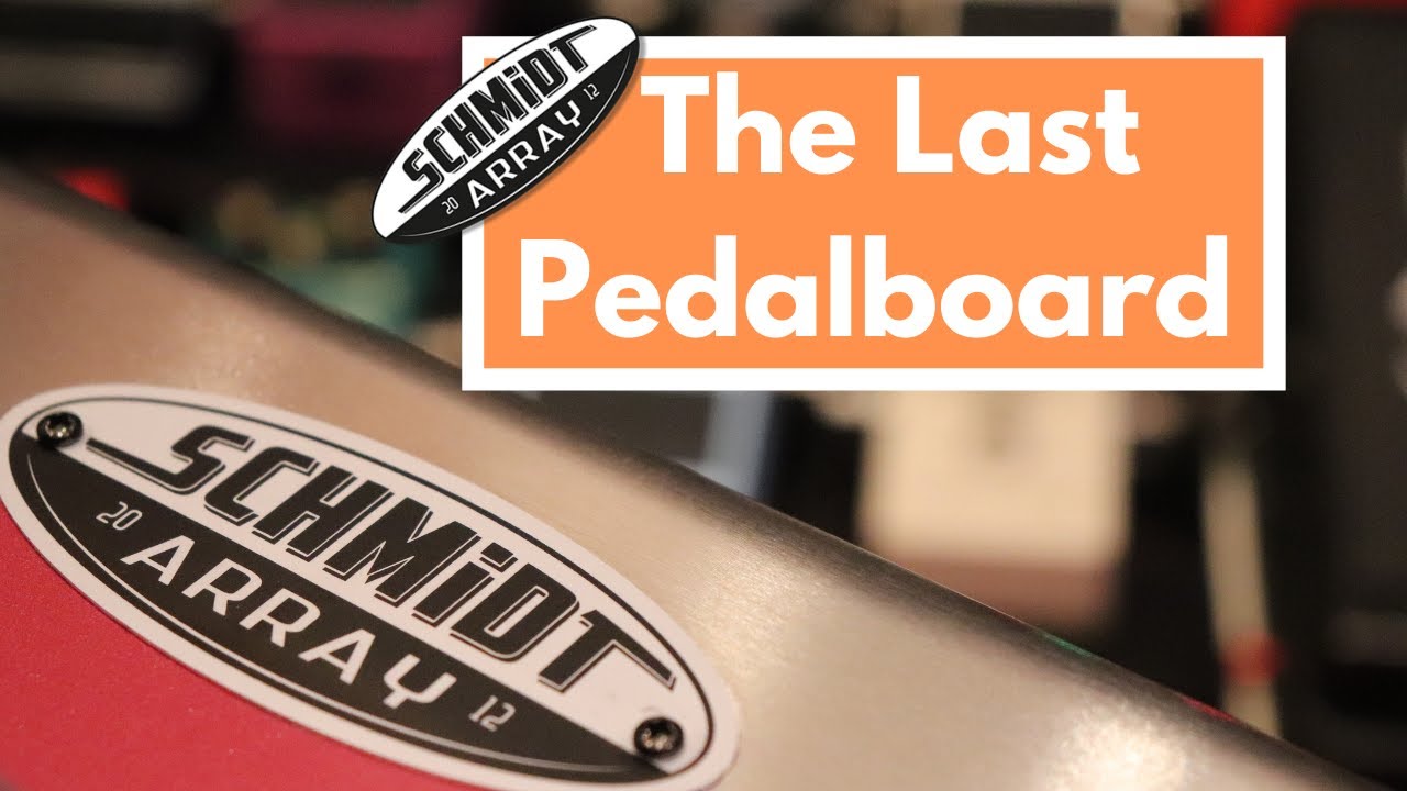 My custom SCHMIDT ARRAY Pedal Board - Unboxing