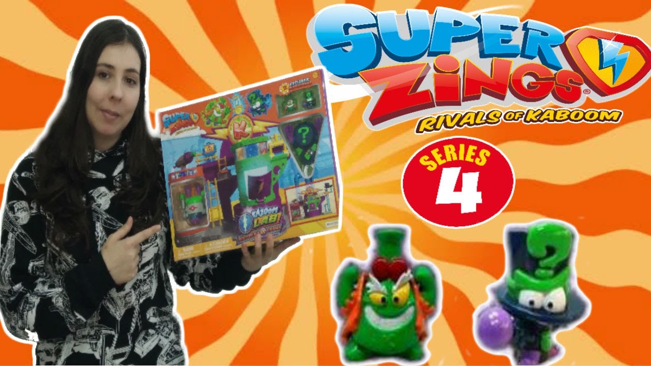 SuperZings Series 4 UNBOXING Kazoom Lab Battle exclusivas figuras ...