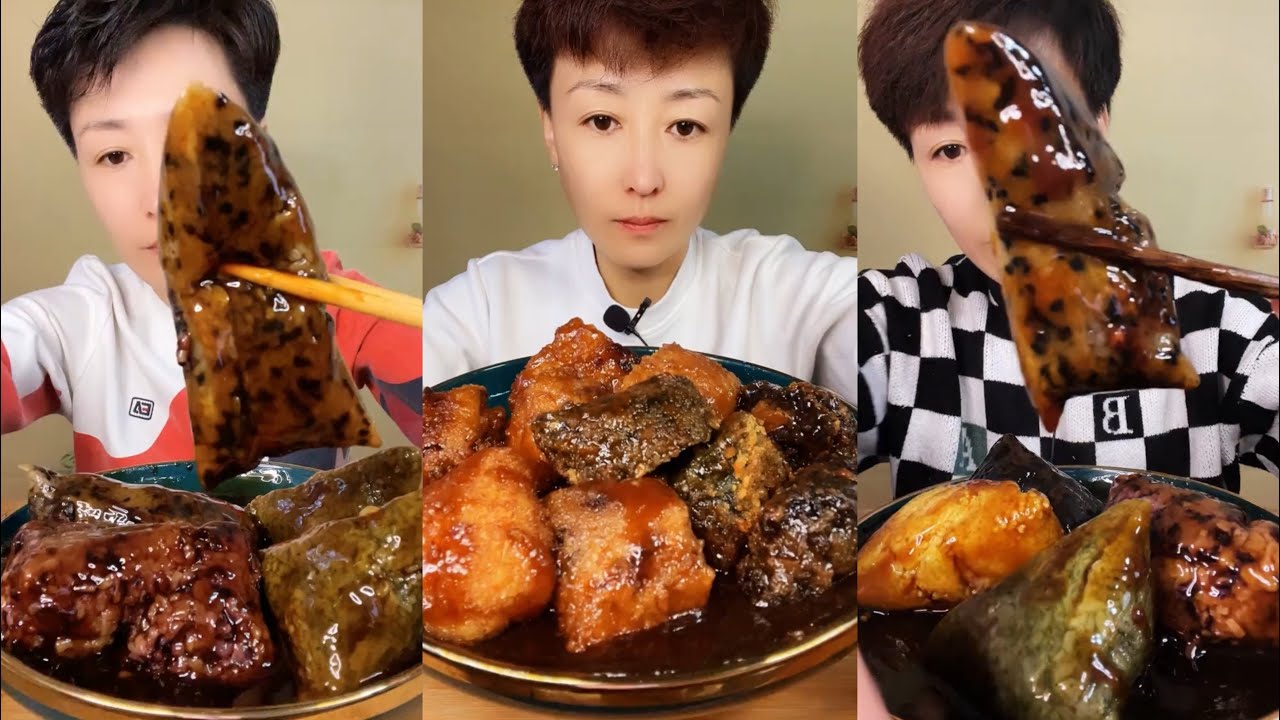 红糖粽子 | sticky rice ASMR