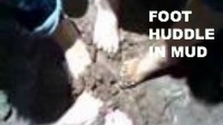 Foot Huddle in Mud