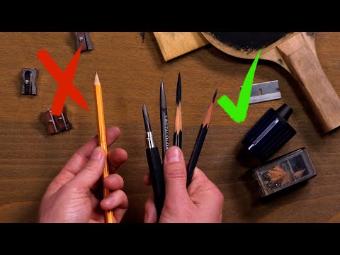 5 Pencil Sharpening Techniques for Pros