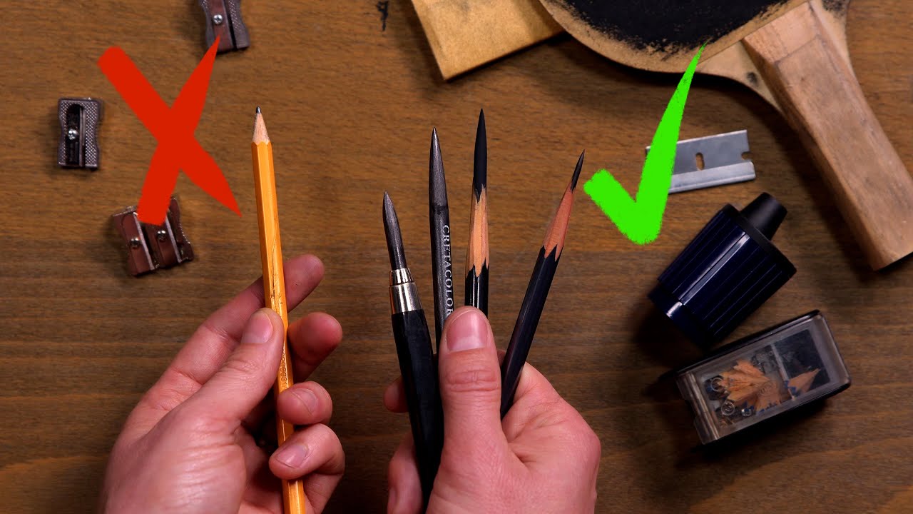 How to Use and Sharpen Graphite Pencils Like a Professional Artist – Muse  Kits