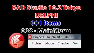 Rad Studio Delphi 008 MainMenu - 001 Items