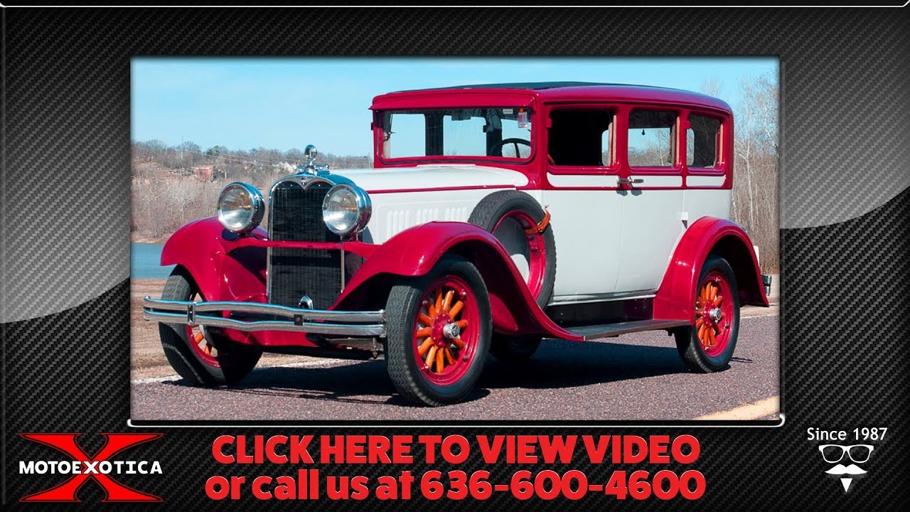 1928 Dodge Victory Six Sedan (SOLD) - YouTube