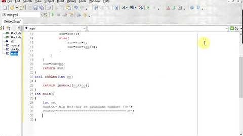C++ to check whether a given number is Abundant or not