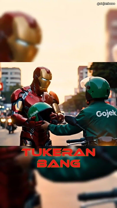 IRONMAN FEAT GOJEK : HELM KEAMANAN