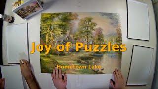 Joy of Puzzles - Hometown Lake - Thomas Kinkade