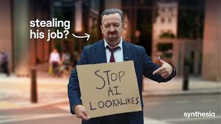 This David Brent Lookalike is Protesting AI