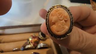 Gold & Antique Jewelry Discoveries In a Box ESTATE SALE FINDS