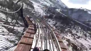 Emiloush play MOUNTAIN SLEDS Mount Hermon Ski Resort. Winter Activities ALPINE COASTER. אתר החרמון