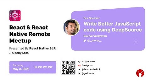 Write Better JavaScript code using DeepSource By Sourya Vatsyayan