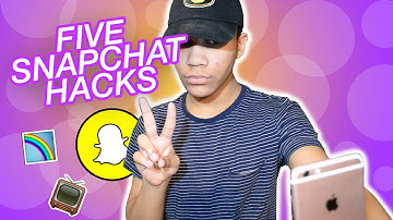 TOP 5 SNAPCHAT HACKS | babyboy jay