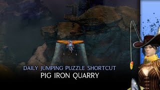 Guild Wars 2 Daily Jumping Puzzle Shortcut - Pig Iron Quarry