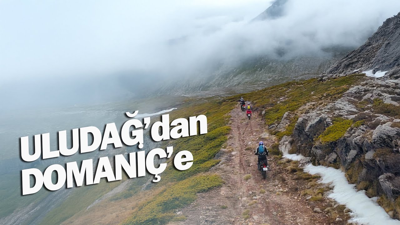 Uludağ'dan Domaniç'e zorlu ilkbahar rotası @ERIS.motovlog 