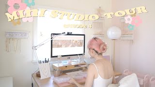 studio vlog 🎀 mini jewelry studio tour in my happy place! episode 4