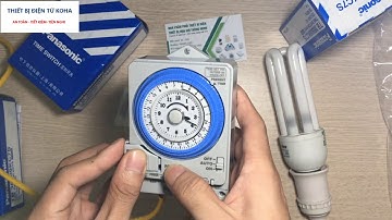 Hướng dẫn cài đặt và sử dụng Đồng hồ hẹn giờ cơ 24H - TB388 Panasonic