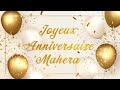 Joyeux anniversaire mahera 