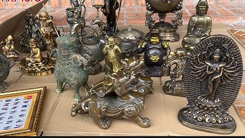 Đỉnh Thất Lân vờn cầu _ Đồ đồng đào _ Tượng đồng xưa. Trưa 15/8 #đồcổcầnthơ #đồcổ