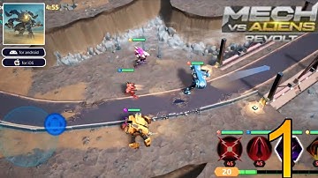 Mech Vs Aliens Gameplay Walkthroug ( part 1) (iOS/Android