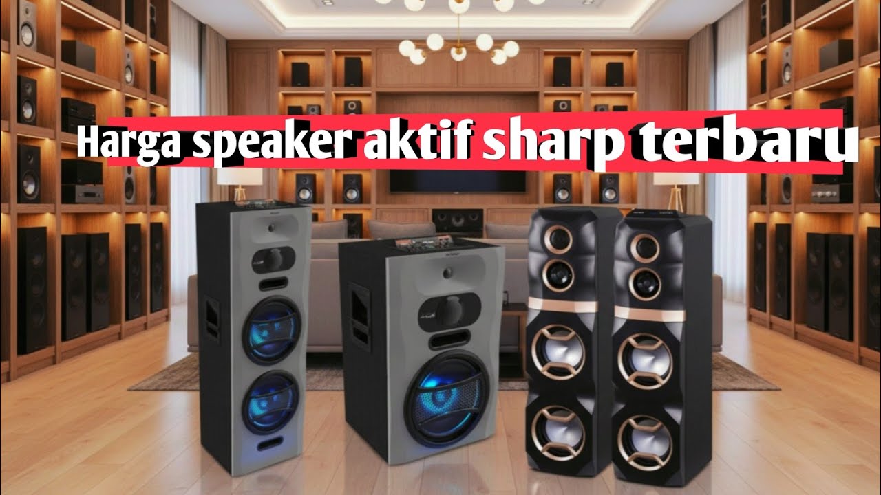 Harga speaker aktif sharp terbaru YouTube