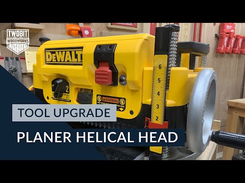 Helical Head Upgrade on a DeWalt DW735 Planer | How To | DIY Small Shop Woodworking