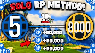 Easiest SOLO GTA 5 RP Method! *AFTER PATCH 1.68* Rank Up Very FAST! GTA 5 ONLINE RP METHOD! XBOX/PS5