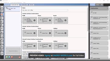 5 - Construction and Construction Sets in OpenStudio