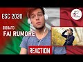 Eurovision 2020 - Italy [REACTION] - Diodato - Fai rumore