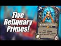 Five Reliquary Primes! | Reliquary Shaman | Ashes of Outland | Hearthstone