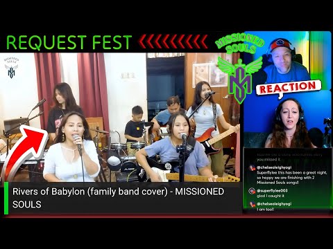 MISSIONED SOULS - Rivers of Babylon (family band cover) REACTION
