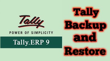 How to take Tally Backup and Restore of data in Pendrive Explained in Tamil   Tally ERP 9 Tutorial