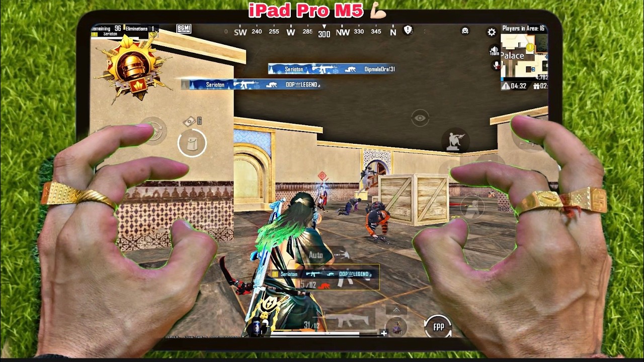 iPad Pro M5 pubg test new event l Best Bgmi sensitivity and control code 🧑‍💻 