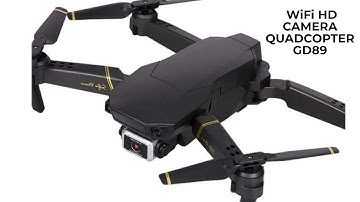 UNBOXING DRONE WiFi HD CAMERA QUADCOPTER GD89 || ALTITUDE HOLDING + 1080P WIFI
