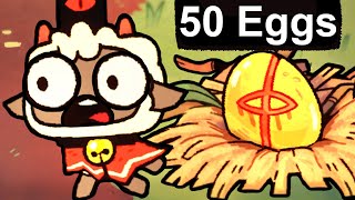 Hatching 50 Eggs at Once: Was It a Mistake? (Cult of the Lamb) screenshot 5