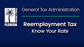 Reemployment Tax - Know Your Rate