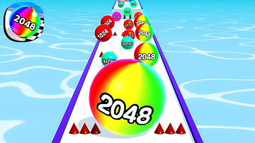 Ball Run 2048 - All Levels Gameplay Android, iOS ( Levels 1710 )
