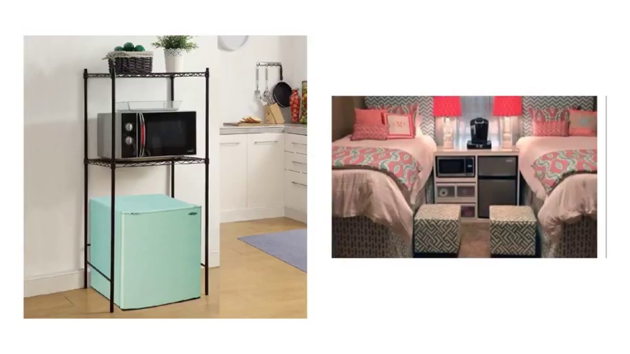 Innovative Mini Fridge And Microwave Cart With A Charming Form Mini Fridge And Microwave Cart