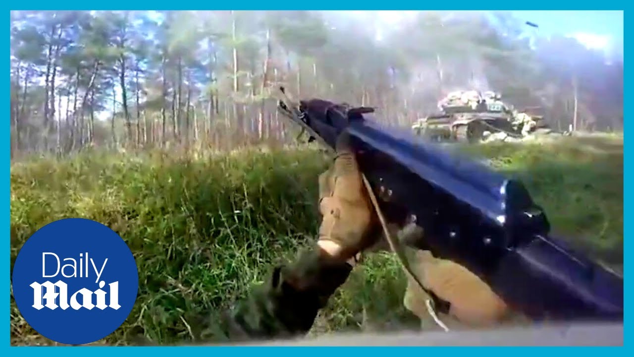 Ukrainian forces battle against Russia for Kherson: First-person GoPro footage