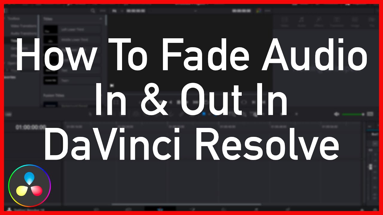 How To Fade Audio In Out In DaVinci Resolve Tutorial YouTube how-to-fade-audio-in-out-in-davinci-resolve-tutorial-youtube