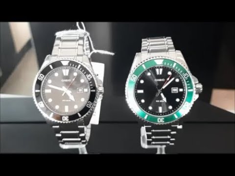 Casio MDV-107D-1A1VEF MDV-107D-3AVEF - YouTube | Quarzuhren