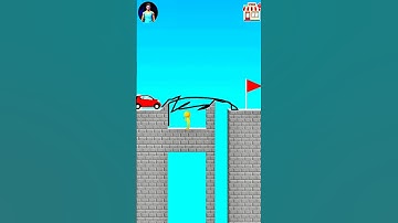 Draw Bridge Game 🚗😳 Level- 122 #shorts