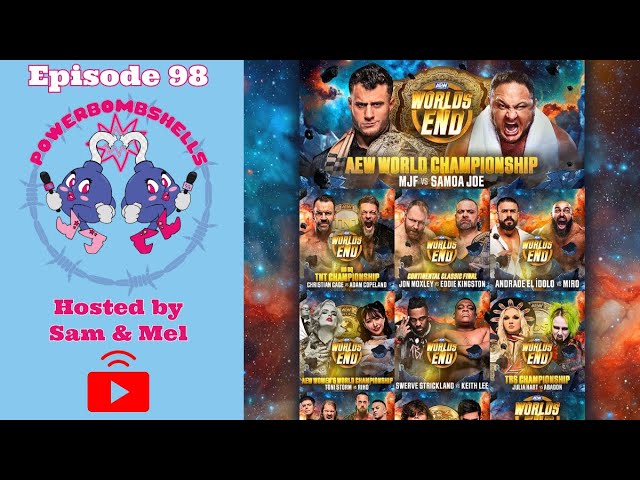 SATURDAY | AEW WORLDS END Pre-Pre Show | Powerbombshells