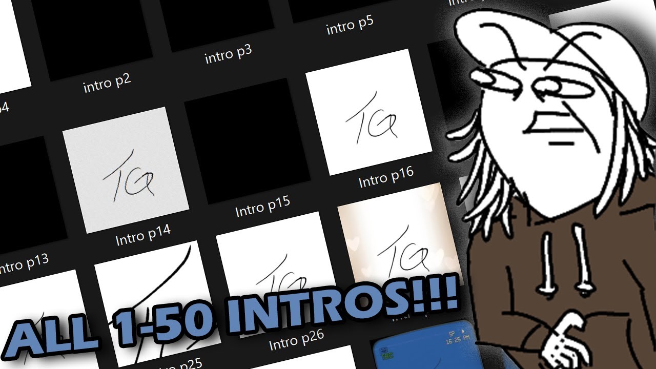 All 50 RANDOM INTROS in one video!!! - YouTube