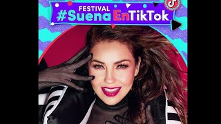 Thalía anuncia sorpresas por su participación en Festival #suenaentiktok