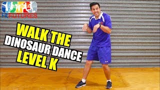 Kids Fun Cardio Workout Dance Walk The Dinosaur - Level K Kids Fitness At Home Fit Futures